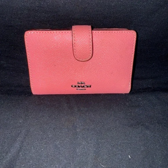 Coach Coral Leather Satchel and Matching Wallet - Picture 9 of 16